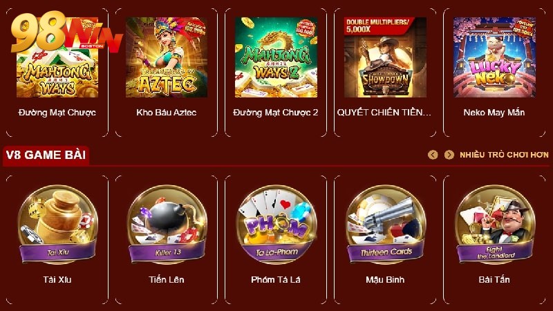 Sân chơi cung cấp kho game đồ sộ